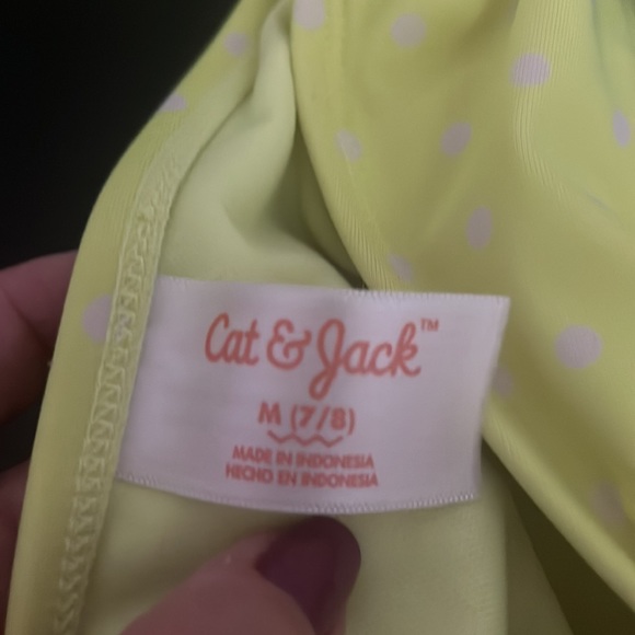 Girls M (7/8) Cat & Jack Bikini Swim Suit - Picture 3 of 3